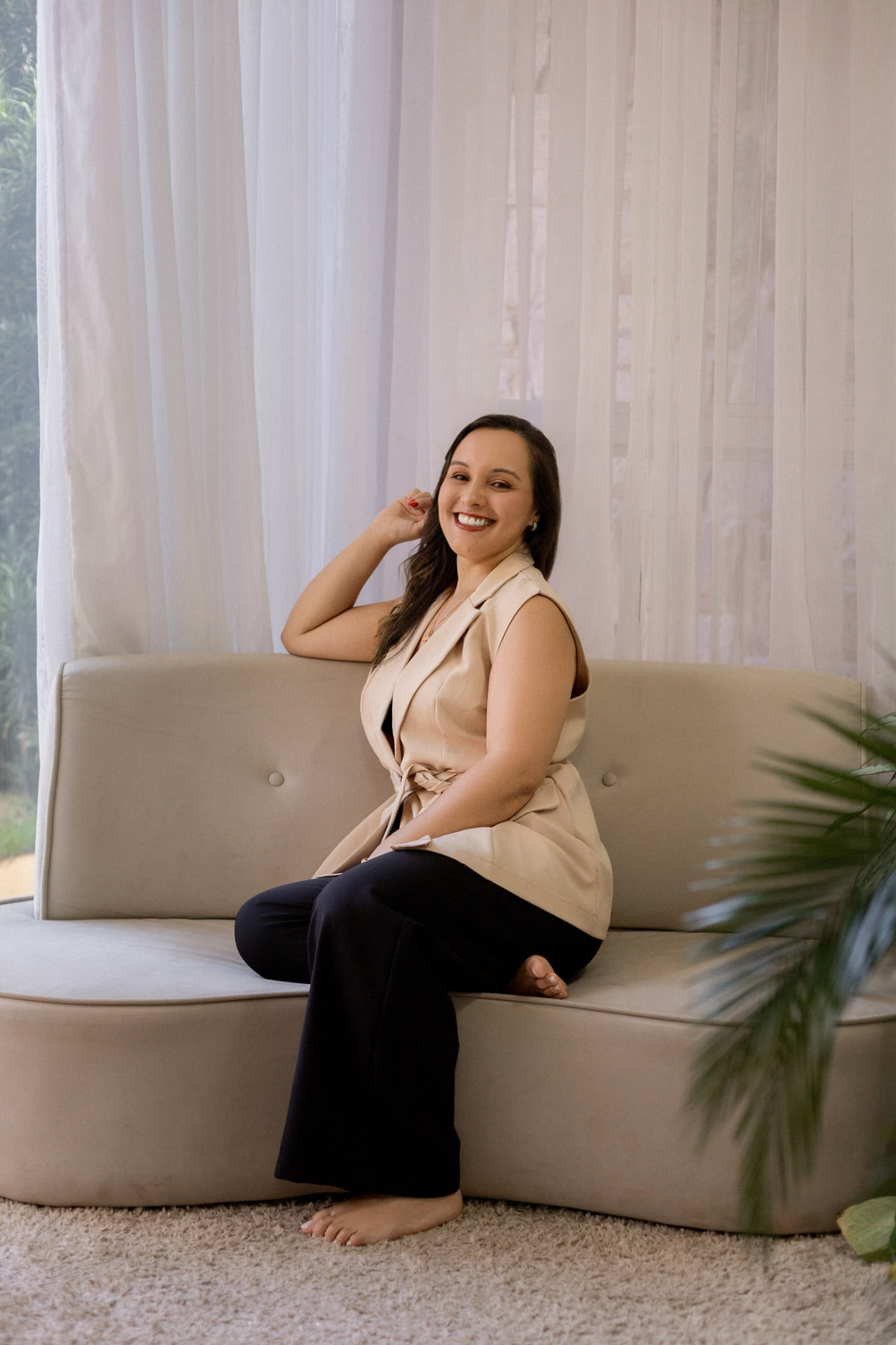 Andressa Silveira sorrindo
